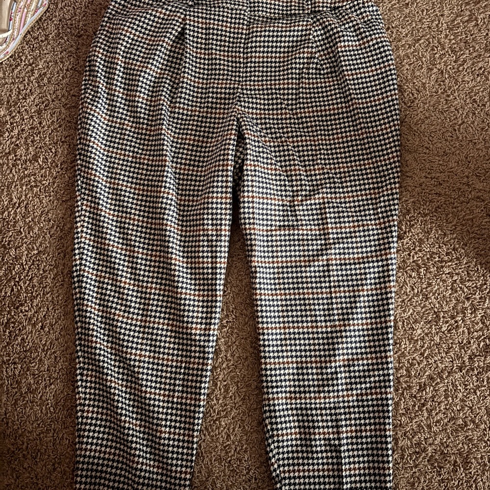 Women’s Houndstooth Checkered Pants